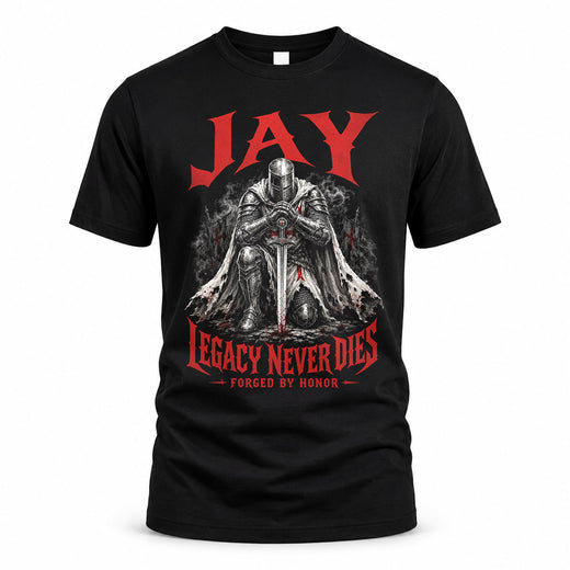 JAY HS90-K04-109 - NAME Legacy Never Dies Forged By Honor Personalized Knight