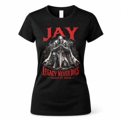 JAY HS90-K04-109 - NAME Legacy Never Dies Forged By Honor Personalized Knight