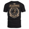 JEANNE PH55-T25-Personalized Name Quote Apparel “I Am NAME May Not Be Perfect But I Am Limited Edition”