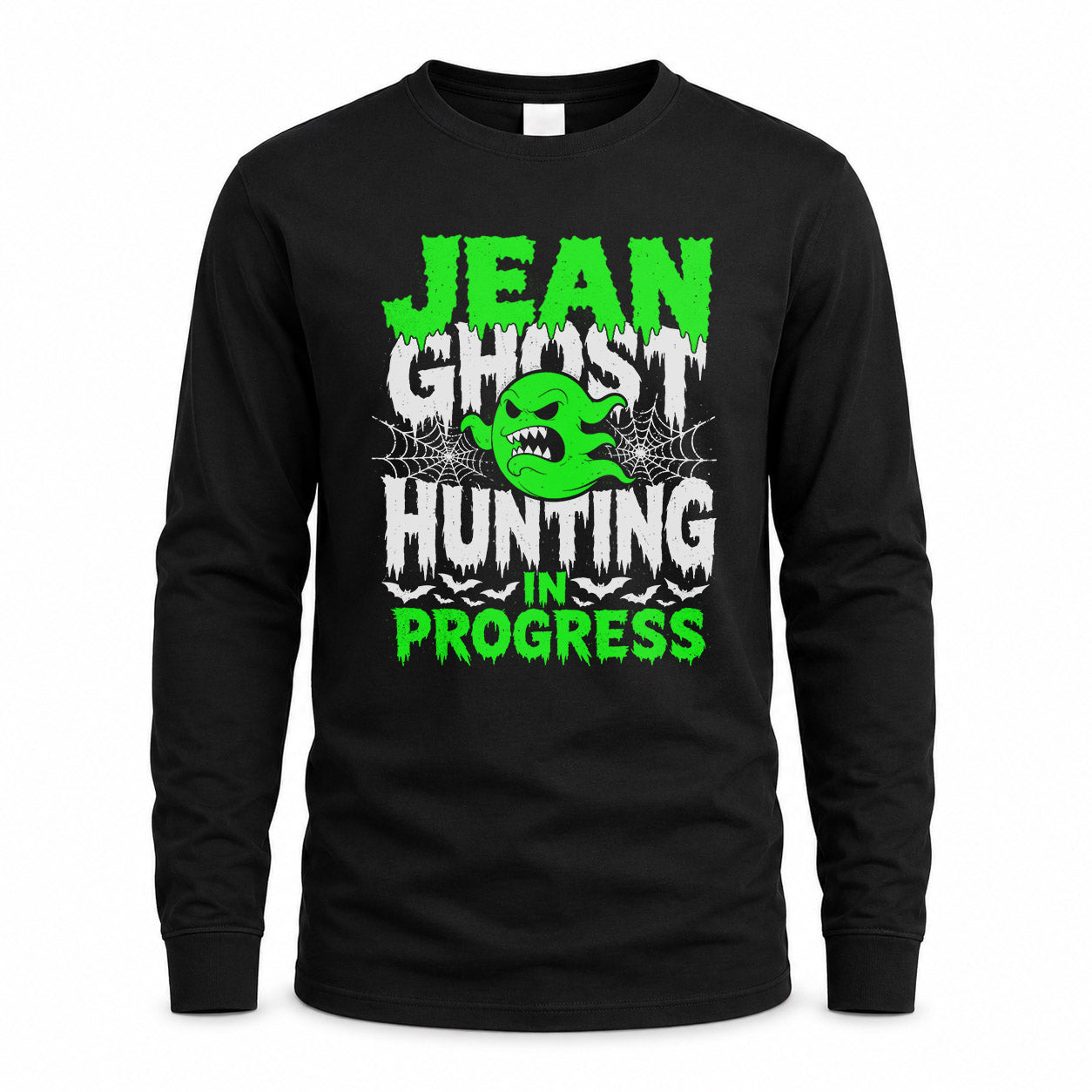 JEAN HW22-K06-109 - NAME Ghost Hunting In Progress Personalized Halloween Shirt
