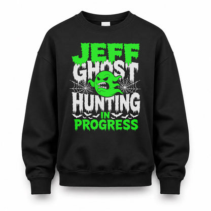 JEFF HW22-K06-109 - NAME Ghost Hunting In Progress Personalized Halloween Shirt