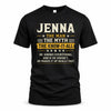 JENNA TM90-K04-125 - NAME Legendary Know-It-All Personalized Funny Shirt