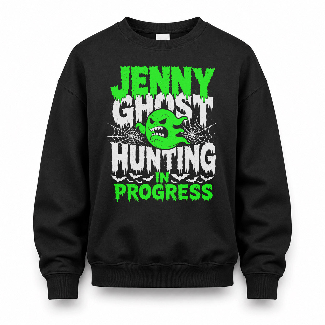 JENNY HW22-K06-109 - NAME Ghost Hunting In Progress Personalized Halloween Shirt