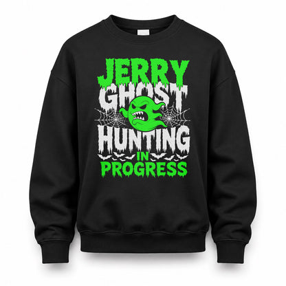 JERRY HW22-K06-109 - NAME Ghost Hunting In Progress Personalized Halloween Shirt