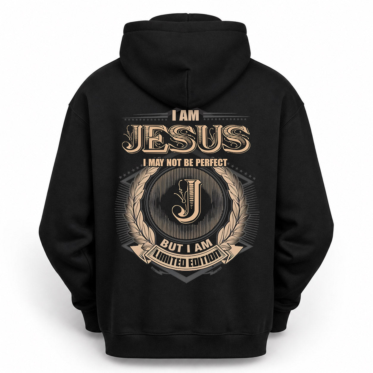 JESUS PH55-T25-Personalized Name Quote Apparel “I Am NAME May Not Be Perfect But I Am Limited Edition”