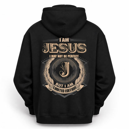 JESUS PH55-T25-Personalized Name Quote Apparel “I Am NAME May Not Be Perfect But I Am Limited Edition”