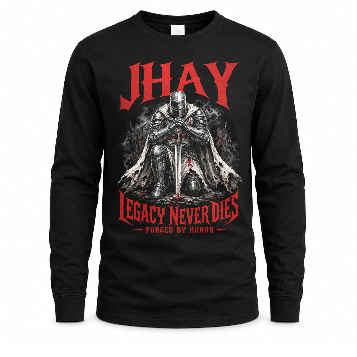 JHAY HS90-K04-109 - NAME Legacy Never Dies Forged By Honor Personalized Knight