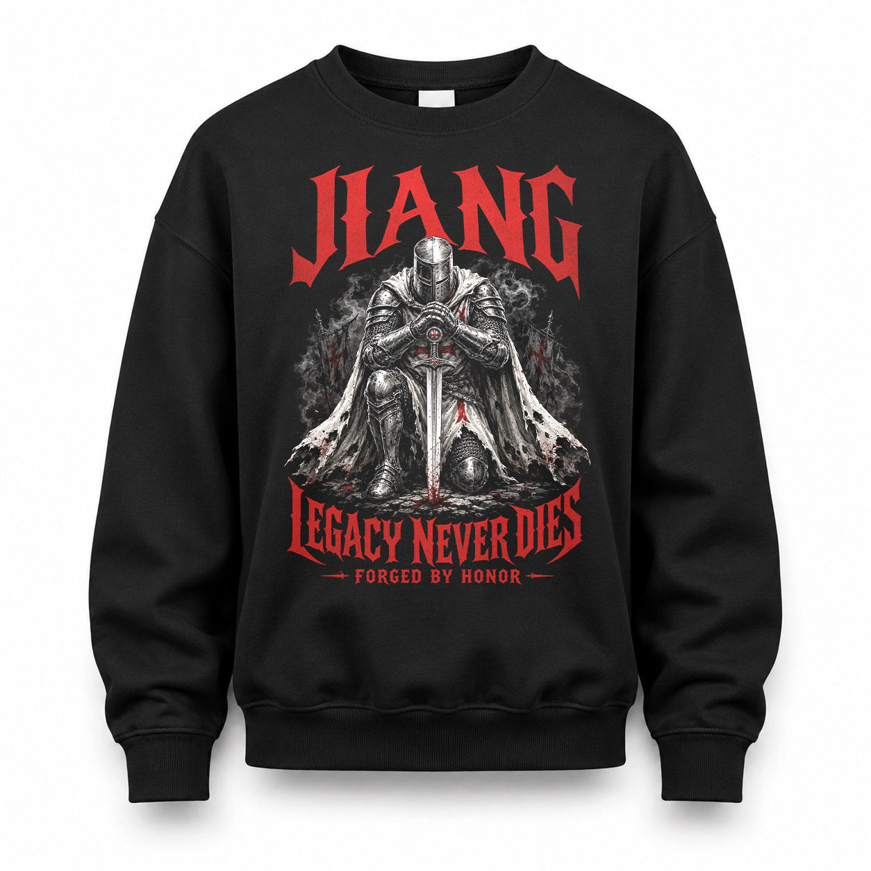 JIANG HS90-K04-109 - NAME Legacy Never Dies Forged By Honor Personalized Knight