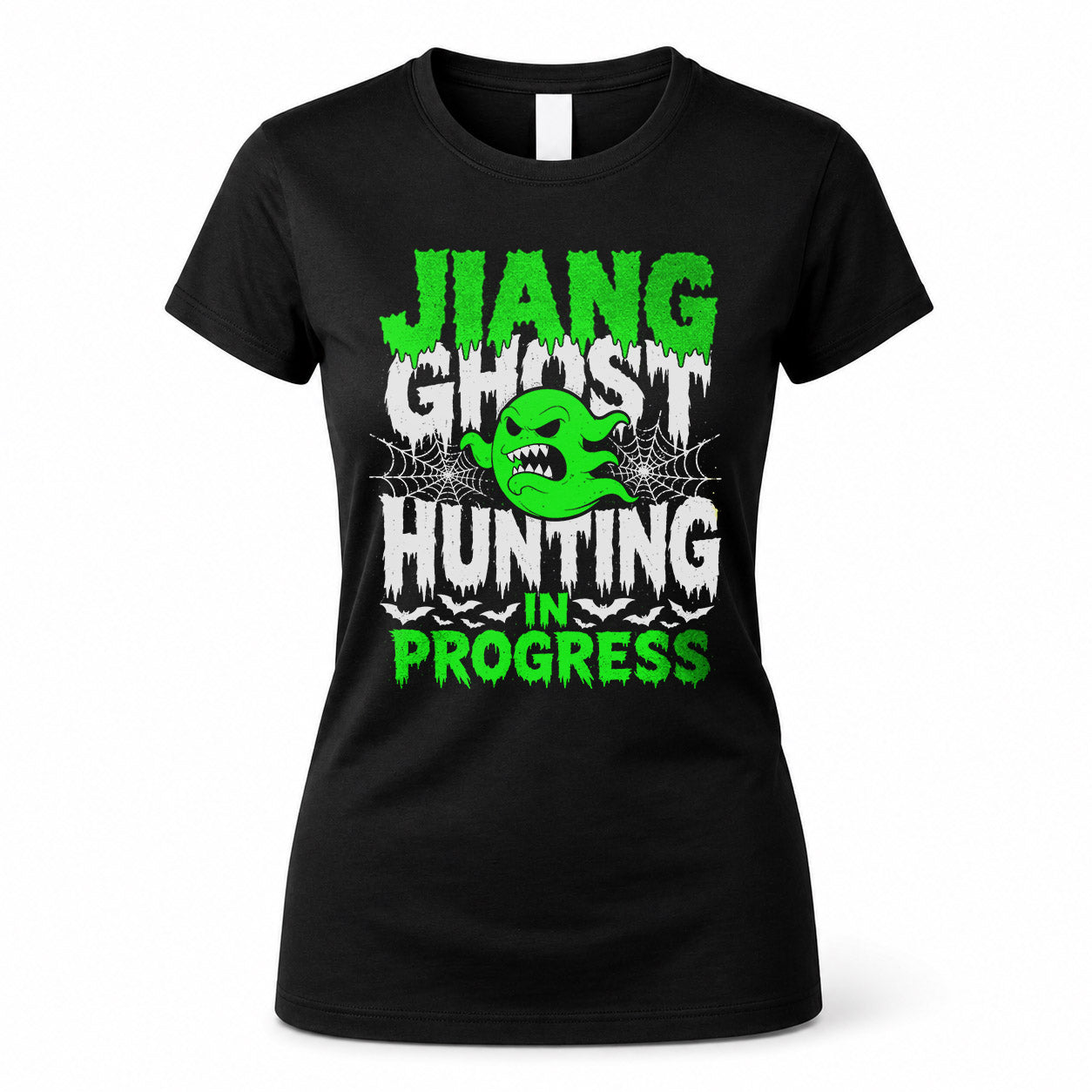 JIANG HW22-K06-109 - NAME Ghost Hunting In Progress Personalized Halloween Shirt