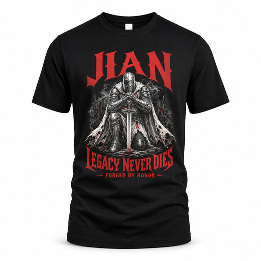 JIAN HS90-K04-109 - NAME Legacy Never Dies Forged By Honor Personalized Knight
