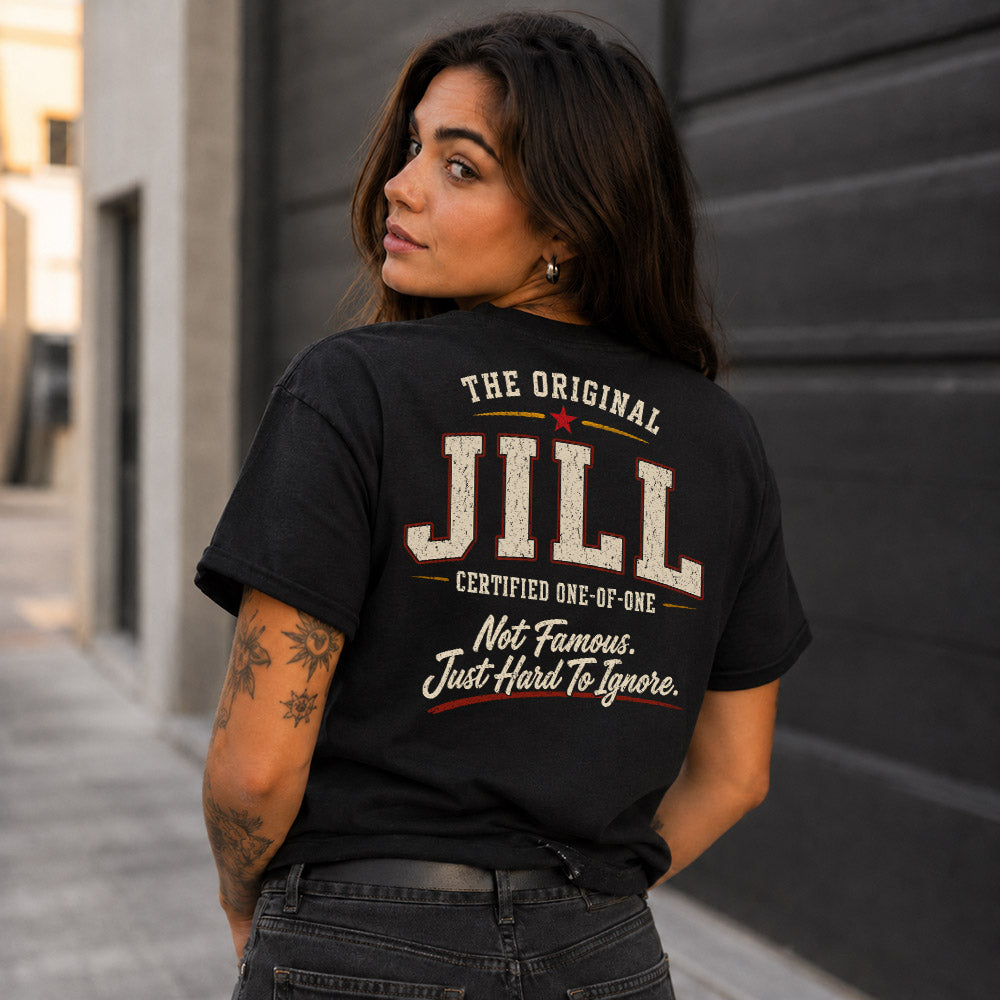 JILL W68-F2-168 – Personalized Original Issue Apparel “The Original NAME Certified One-of-One"