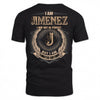 JIMENEZ PH55-T25-Personalized Name Quote Apparel “I Am NAME May Not Be Perfect But I Am Limited Edition”