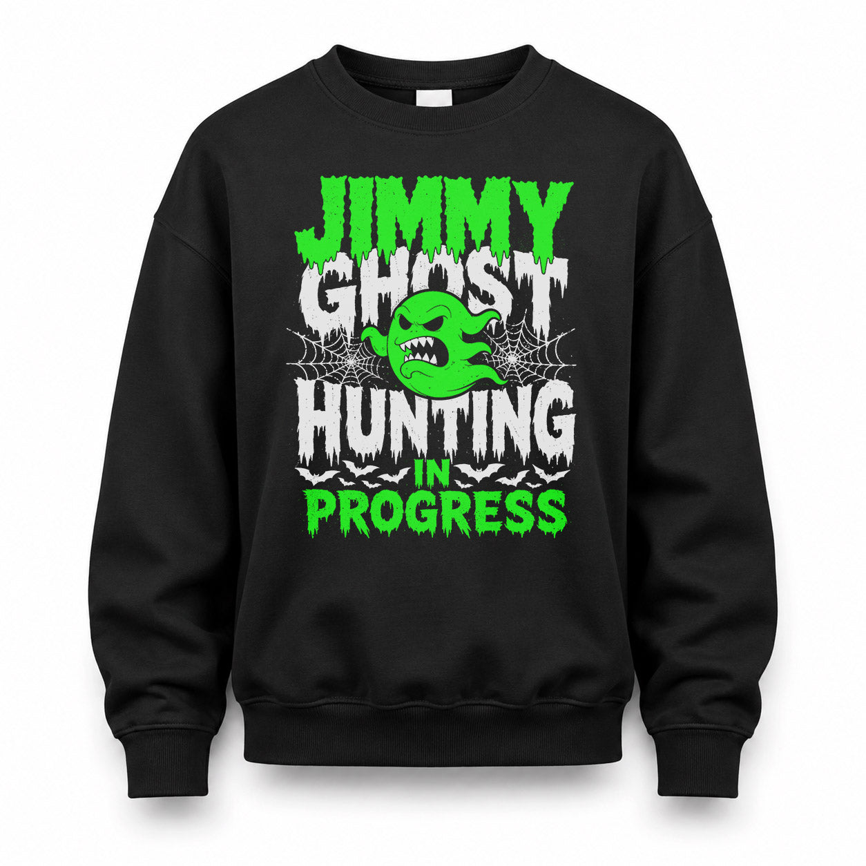 JIMMY HW22-K06-109 - NAME Ghost Hunting In Progress Personalized Halloween Shirt