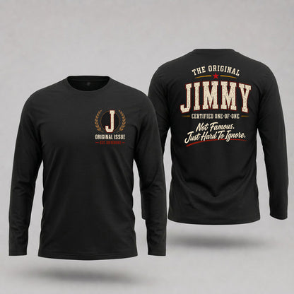 JIMMY W68-F2-168 – Personalized Original Issue Apparel “The Original NAME Certified One-of-One"