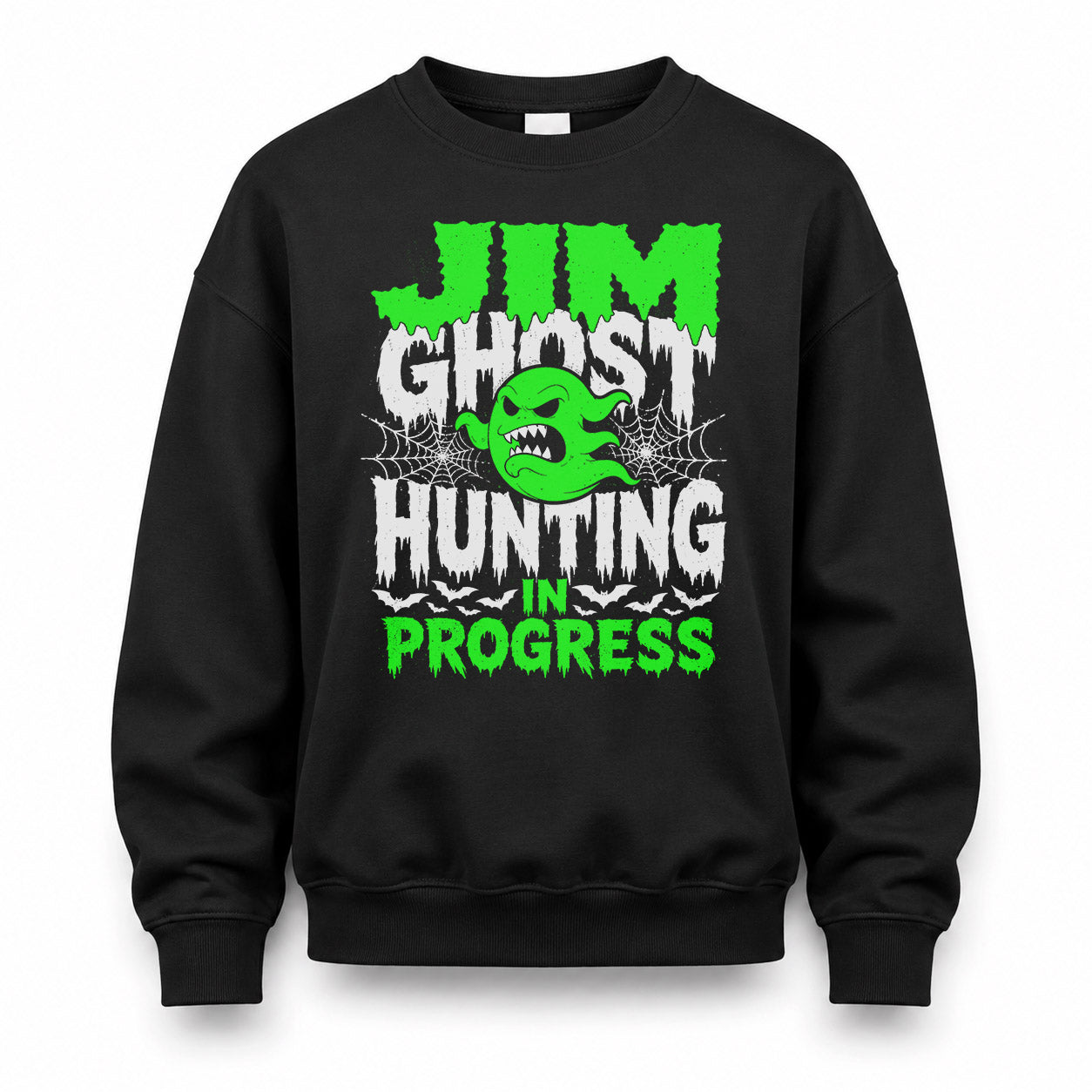JIM HW22-K06-109 - NAME Ghost Hunting In Progress Personalized Halloween Shirt