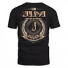 JIM PH55-T25-Personalized Name Quote Apparel “I Am NAME May Not Be Perfect But I Am Limited Edition”