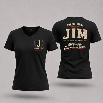 JIM W68-F2-168 – Personalized Original Issue Apparel “The Original NAME Certified One-of-One"