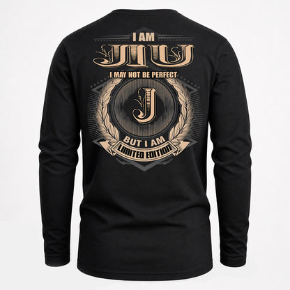 JIU PH55-T25-Personalized Name Quote Apparel “I Am NAME May Not Be Perfect But I Am Limited Edition”