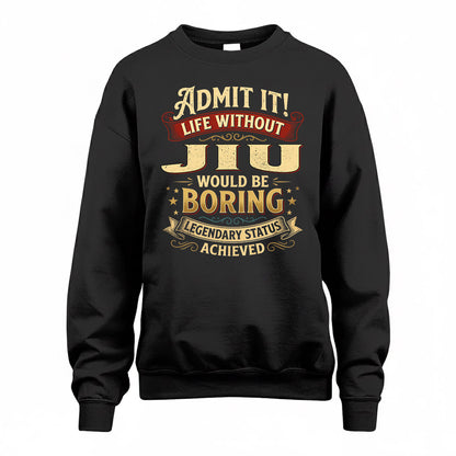 JIU TP65-K5-268–Personalized Funny Quote Apparel “Life Without NAME Would Be Boring”