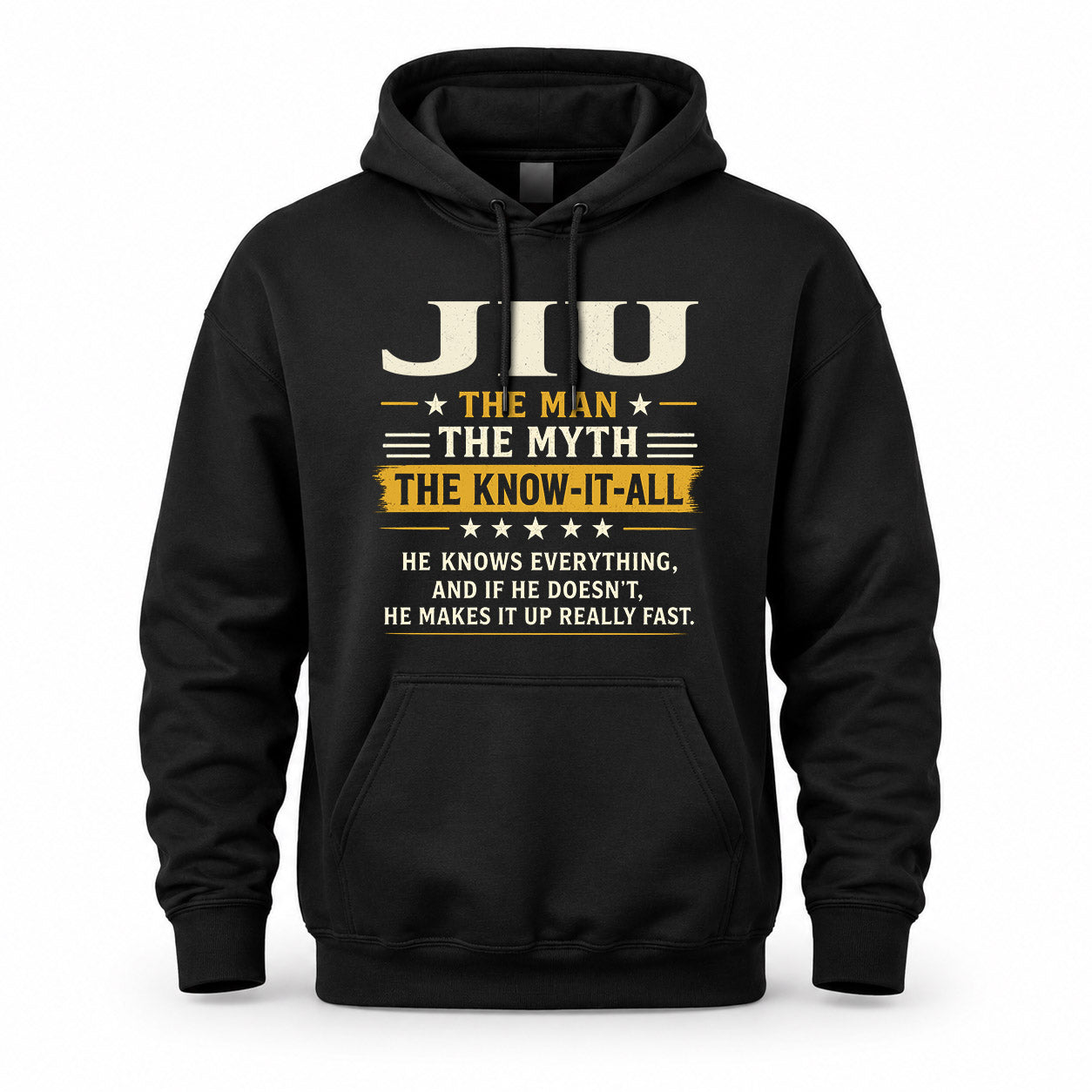 JIU TM90-K04-125 - NAME Legendary Know-It-All Personalized Funny Shirt