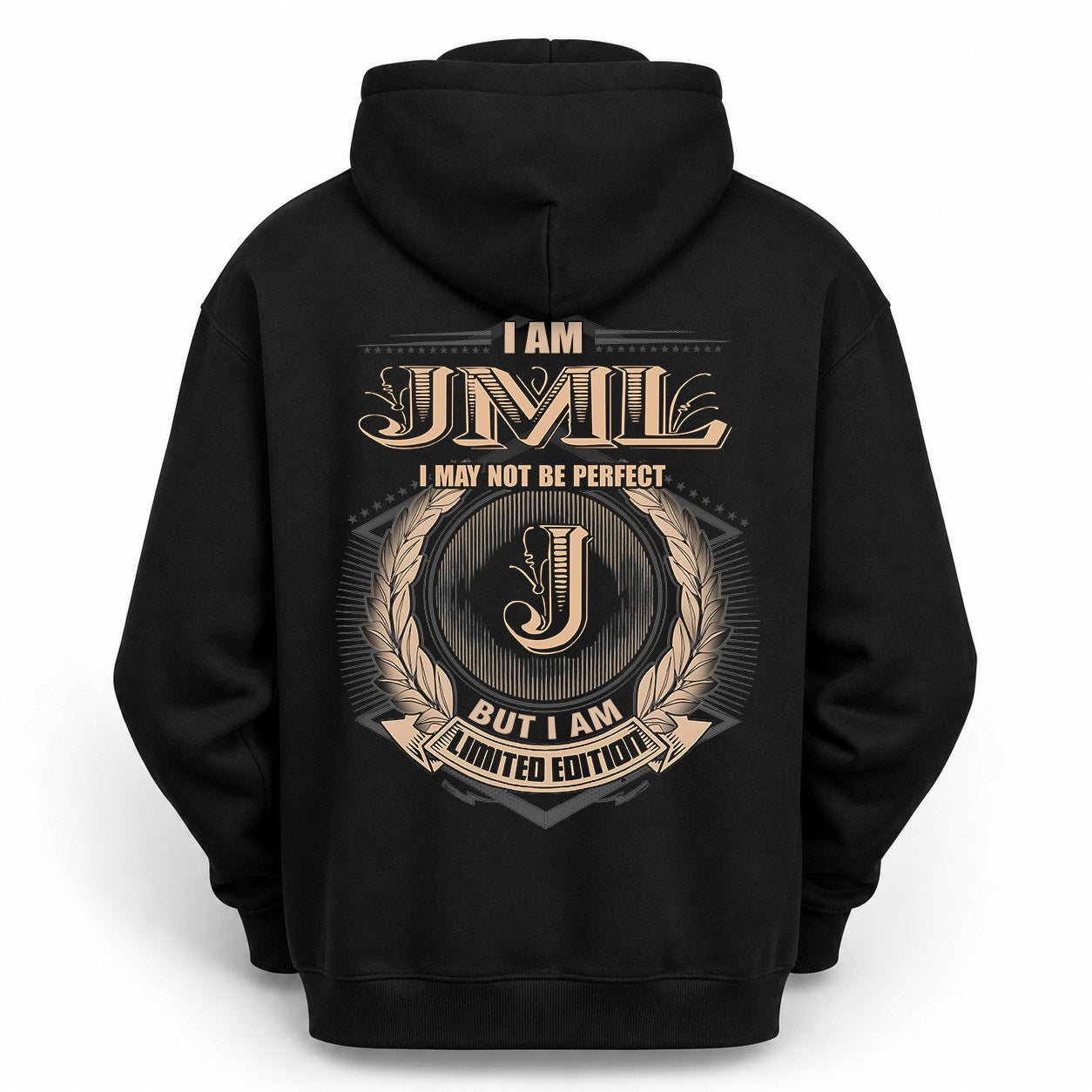 JML PH55-T25-Personalized Name Quote Apparel “I Am NAME May Not Be Perfect But I Am Limited Edition”