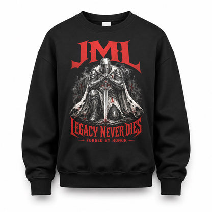 JML HS90-K04-109 - NAME Legacy Never Dies Forged By Honor Personalized Knight