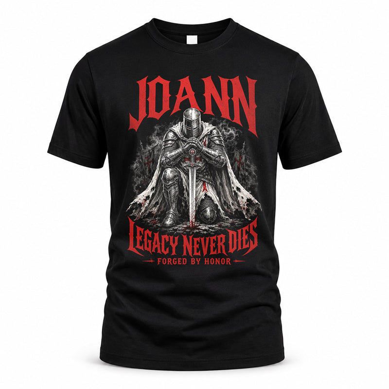 JOANN HS90-K04-109 - NAME Legacy Never Dies Forged By Honor Personalized Knight