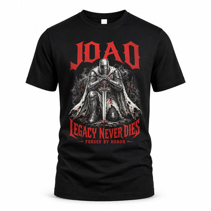 JOAO HS90-K04-109 - NAME Legacy Never Dies Forged By Honor Personalized Knight