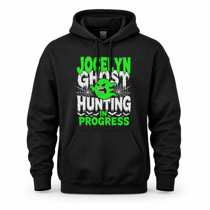 JOCELYN HW22-K06-109 - NAME Ghost Hunting In Progress Personalized Halloween Shirt
