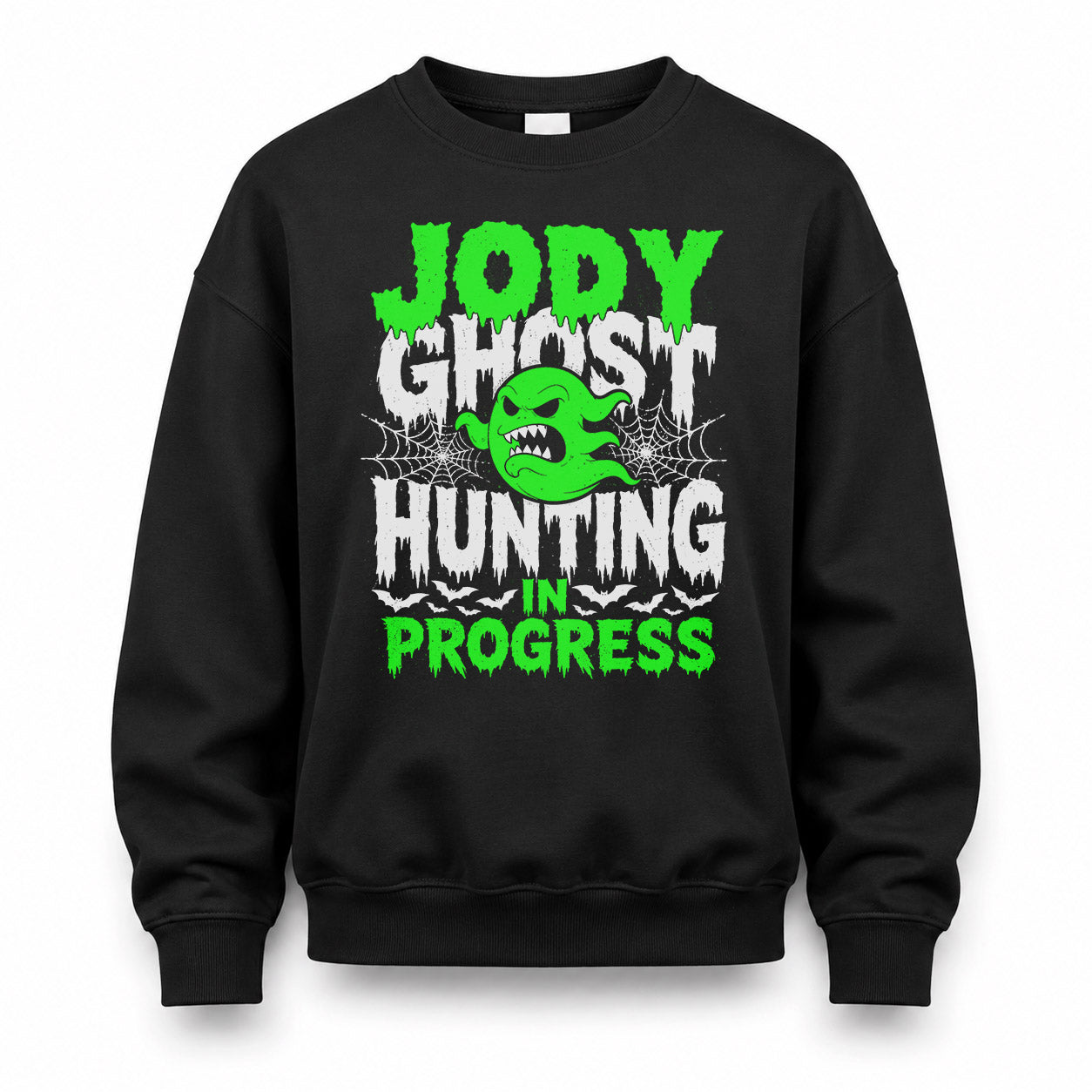 JODY HW22-K06-109 - NAME Ghost Hunting In Progress Personalized Halloween Shirt