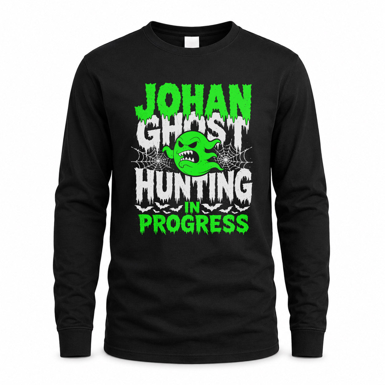 JOHAN HW22-K06-109 - NAME Ghost Hunting In Progress Personalized Halloween Shirt