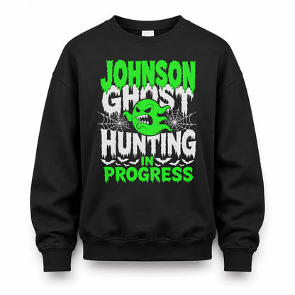 JOHNSON HW22-K06-109 - NAME Ghost Hunting In Progress Personalized Halloween Shirt