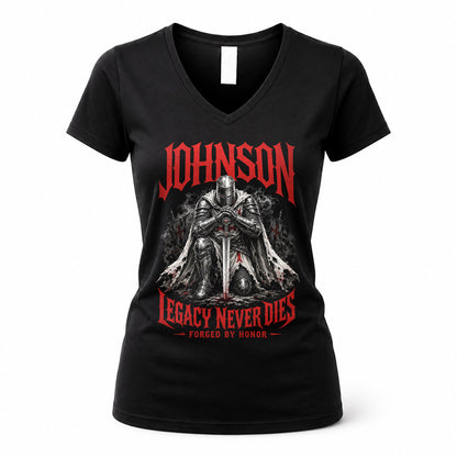 JOHNSON HS90-K04-109 - NAME Legacy Never Dies Forged By Honor Personalized Knight