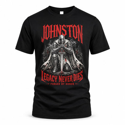 JOHNSTON HS90-K04-109 - NAME Legacy Never Dies Forged By Honor Personalized Knight