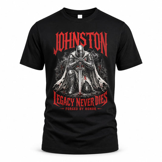 JOHNSTON HS90-K04-109 - NAME Legacy Never Dies Forged By Honor Personalized Knight