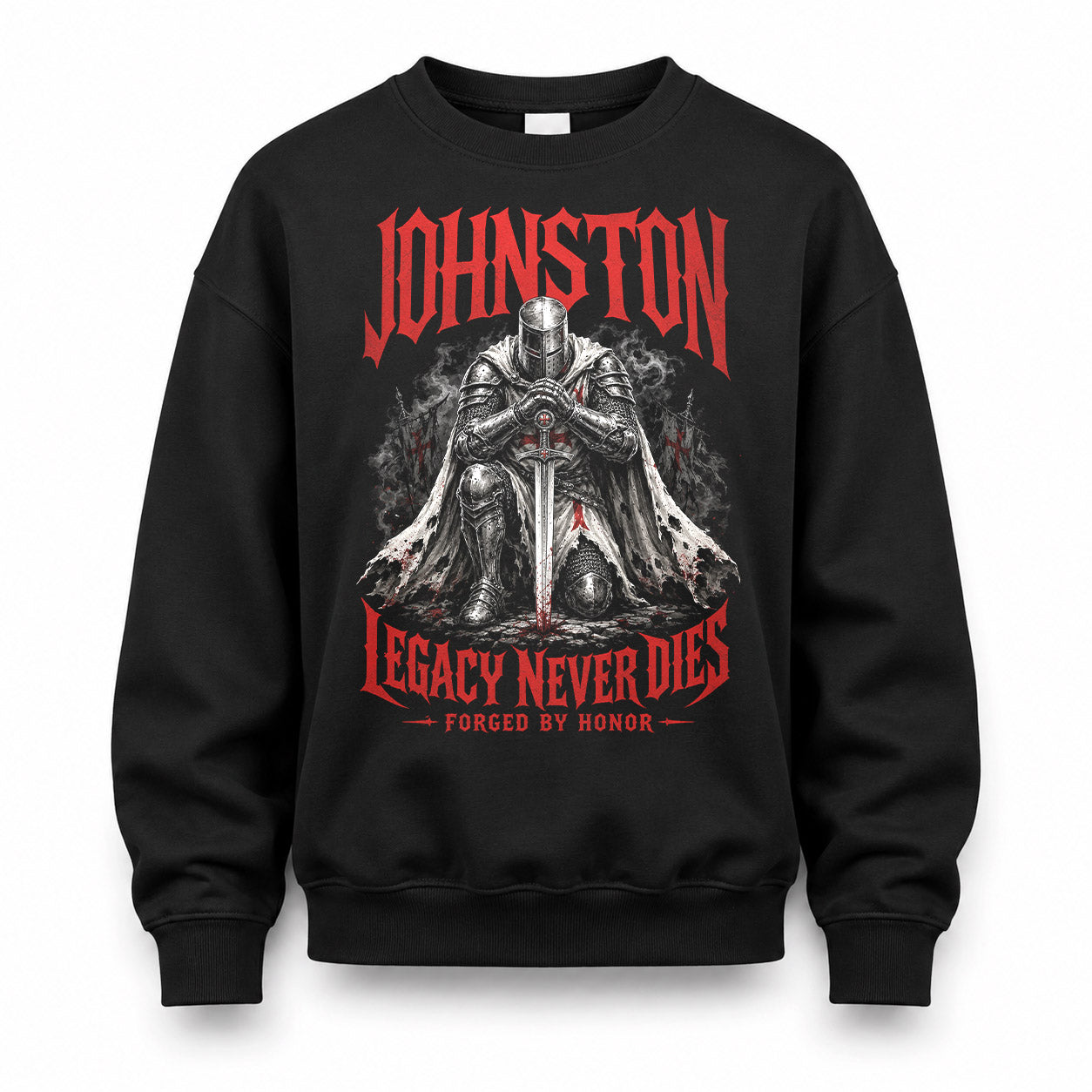 JOHNSTON HS90-K04-109 - NAME Legacy Never Dies Forged By Honor Personalized Knight