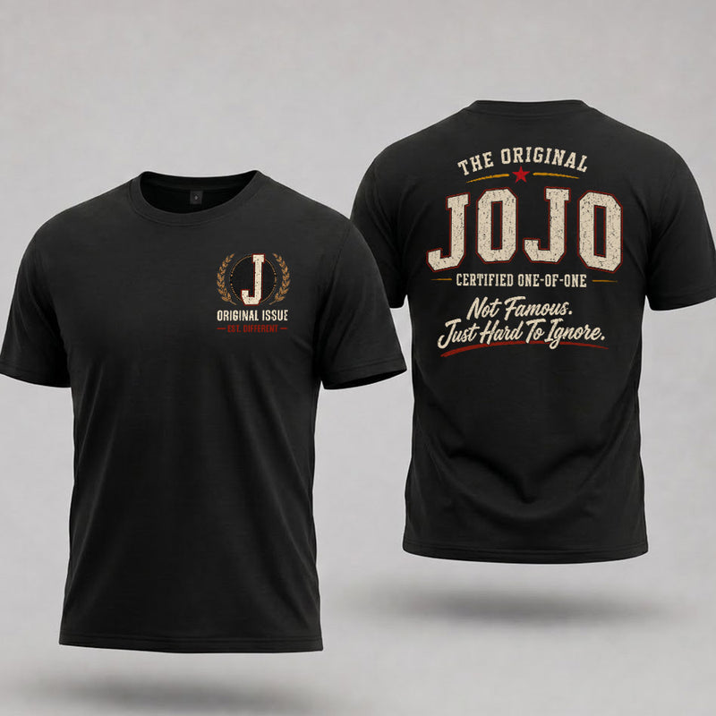 JOJO W68-F2-168 – Personalized Original Issue Apparel “The Original NAME Certified One-of-One"