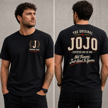 JOJO W68-F2-168 – Personalized Original Issue Apparel “The Original NAME Certified One-of-One"