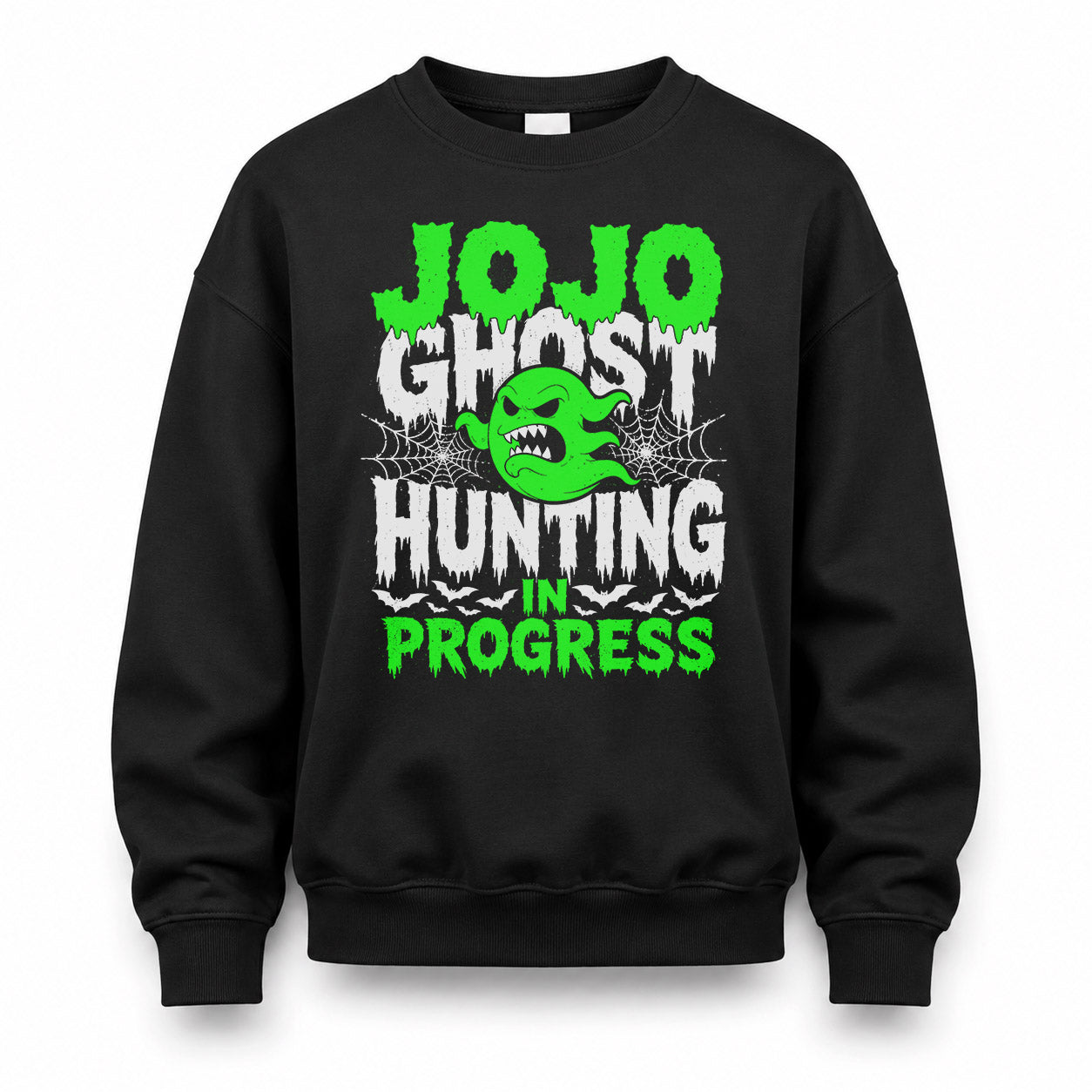 JOJO HW22-K06-109 - NAME Ghost Hunting In Progress Personalized Halloween Shirt