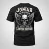 JOMAR P01-K24-229 – Personalized Skull Graphic Apparel “I Am NAME I May Not Be Perfect But I Am Limited Edition”
