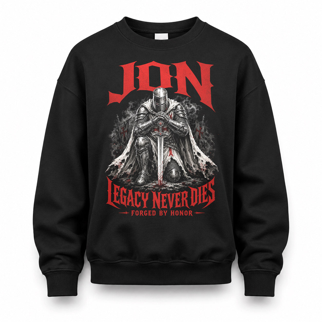 JON HS90-K04-109 - NAME Legacy Never Dies Forged By Honor Personalized Knight