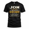 JON TM90-K04-125 - NAME Legendary Know-It-All Personalized Funny Shirt