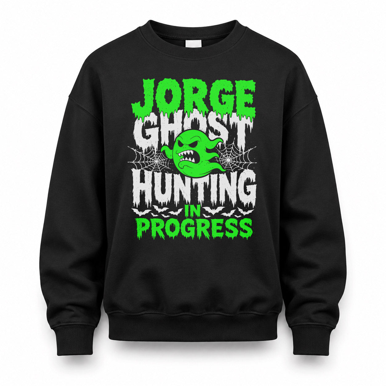 JORGE HW22-K06-109 - NAME Ghost Hunting In Progress Personalized Halloween Shirt