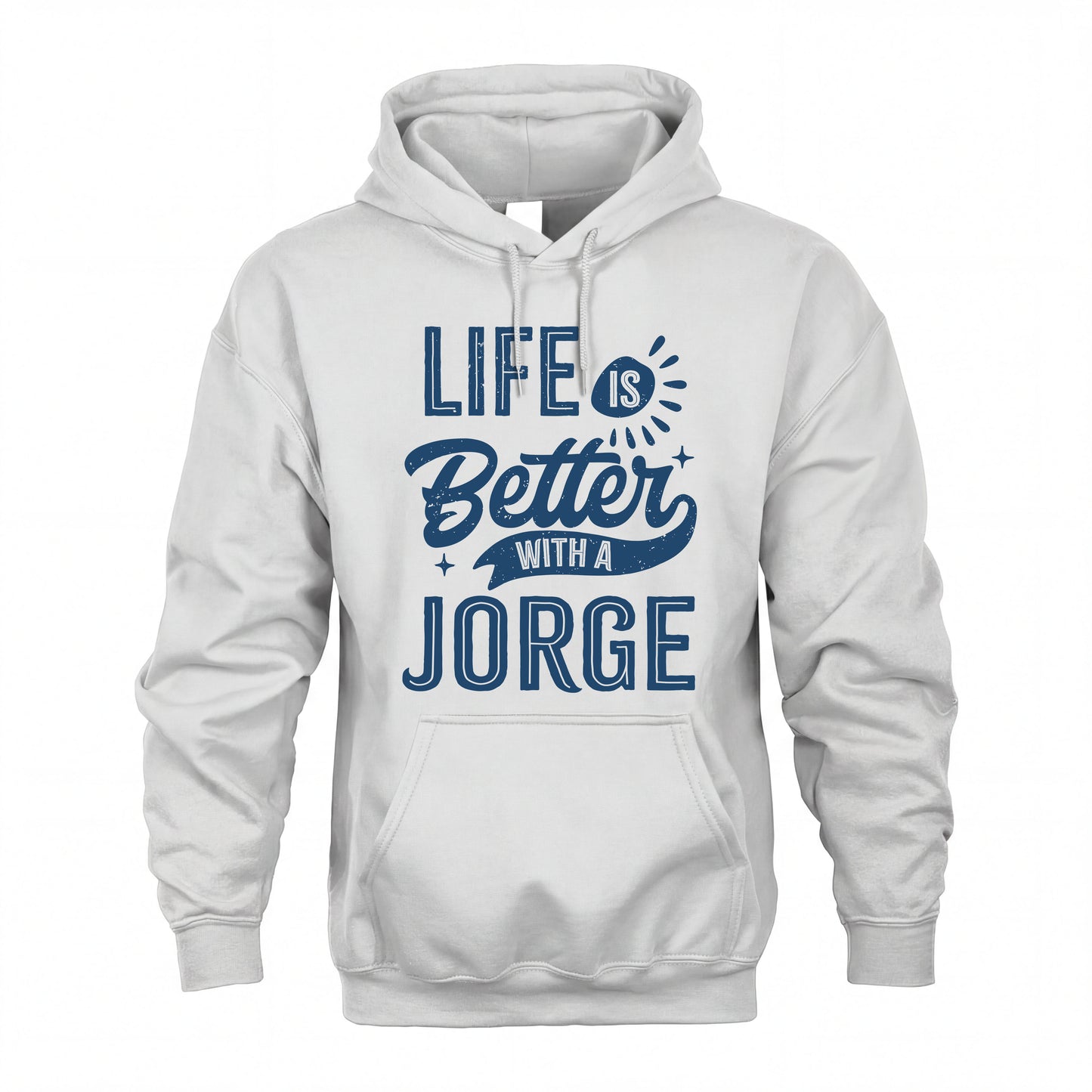 JORGE HH88-K2–Personalized Name Quote T-Shirt Life Is Better With Unisex Gift