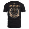 JOSE PH55-T25-Personalized Name Quote Apparel “I Am NAME May Not Be Perfect But I Am Limited Edition”
