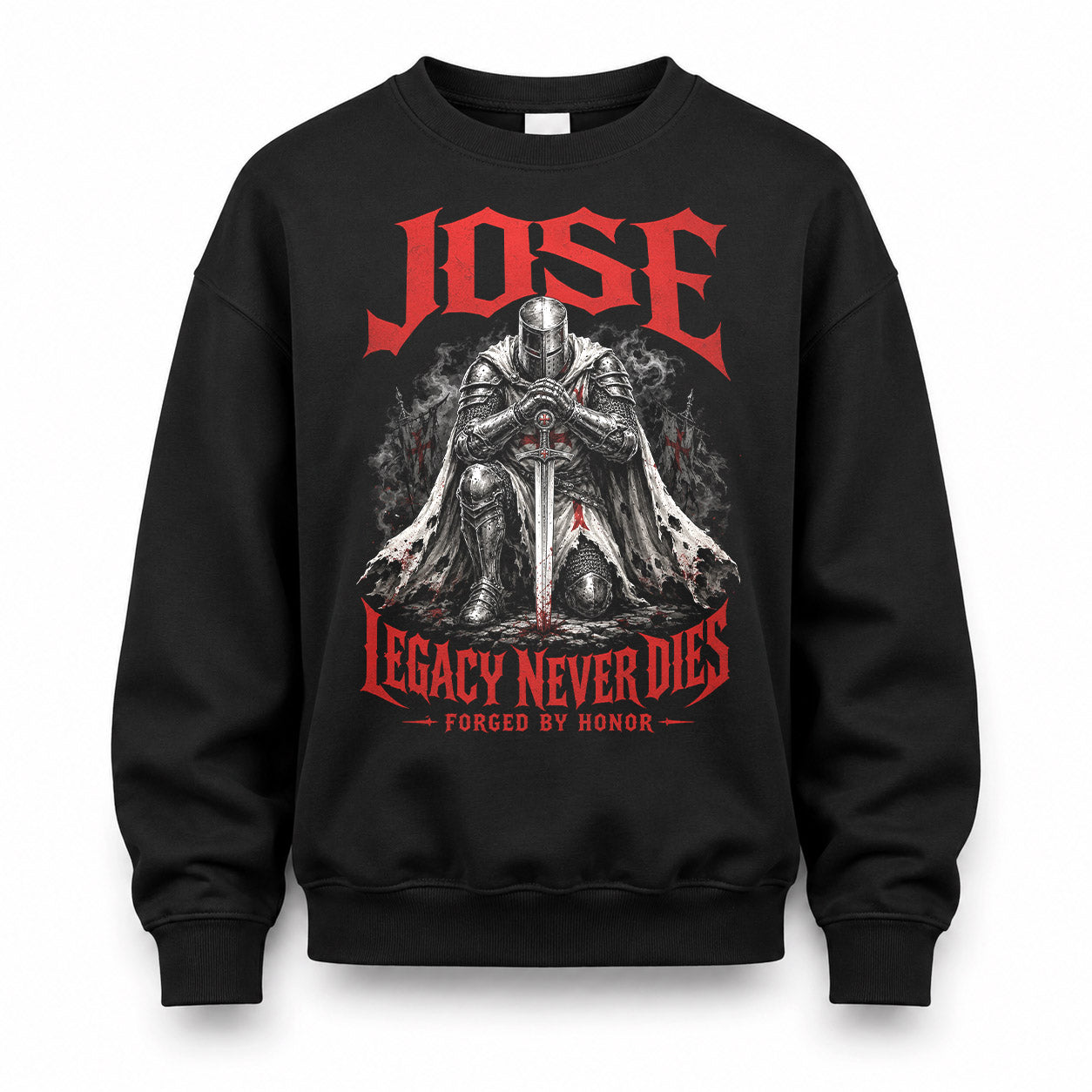 JOSE HS90-K04-109 - NAME Legacy Never Dies Forged By Honor Personalized Knight