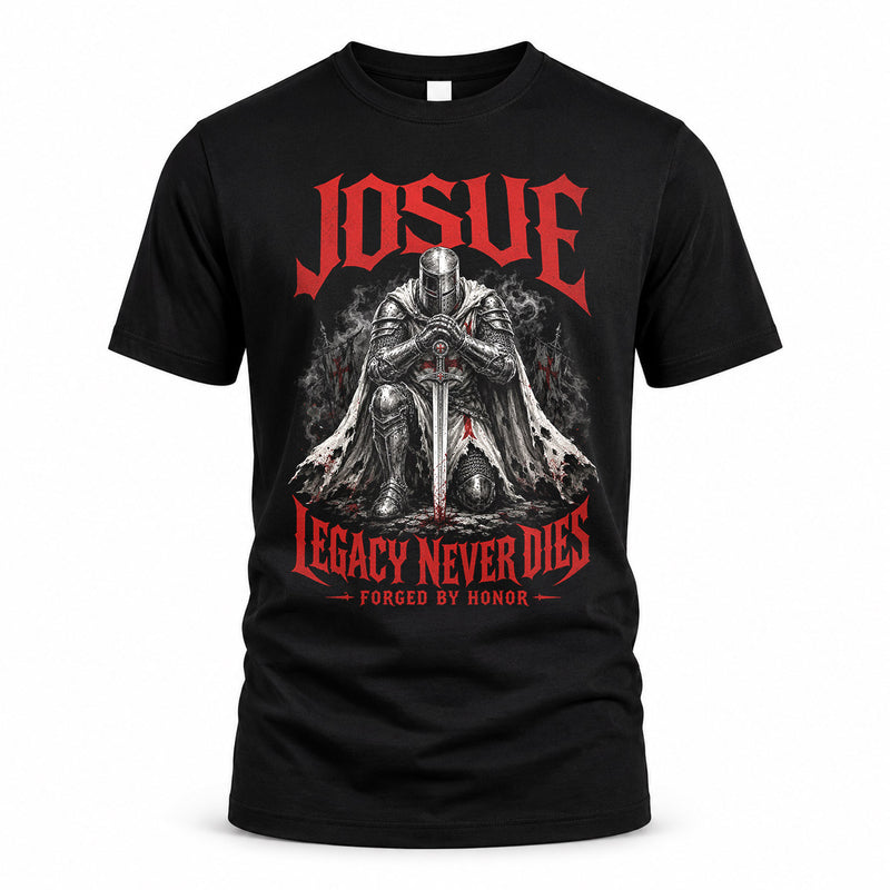 JOSUE HS90-K04-109 - NAME Legacy Never Dies Forged By Honor Personalized Knight