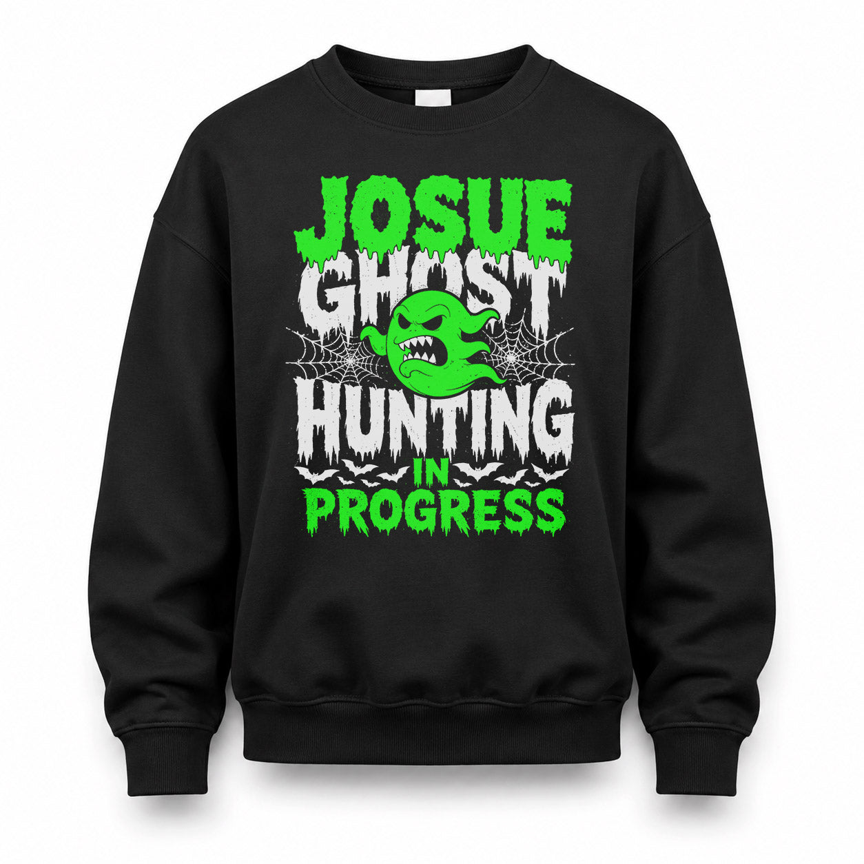 JOSUE HW22-K06-109 - NAME Ghost Hunting In Progress Personalized Halloween Shirt