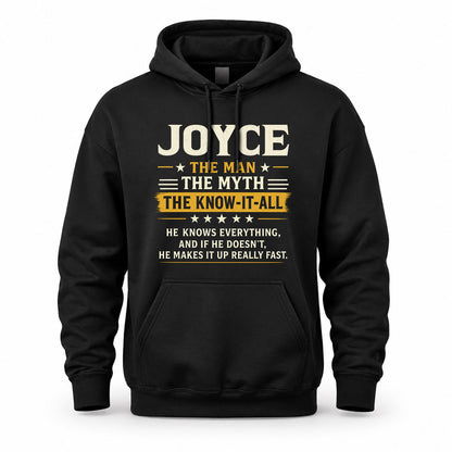 JOYCE TM90-K04-125 - NAME Legendary Know-It-All Personalized Funny Shirt