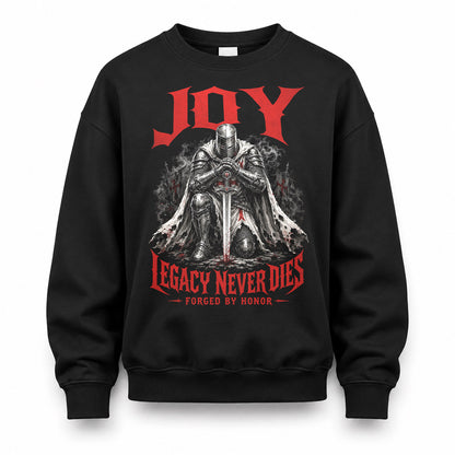 JOY HS90-K04-109 - NAME Legacy Never Dies Forged By Honor Personalized Knight